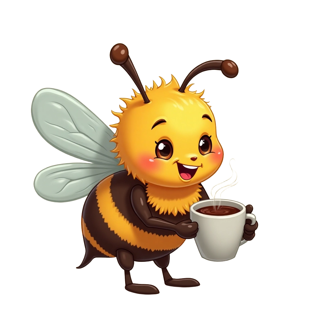 Bee with Coffee